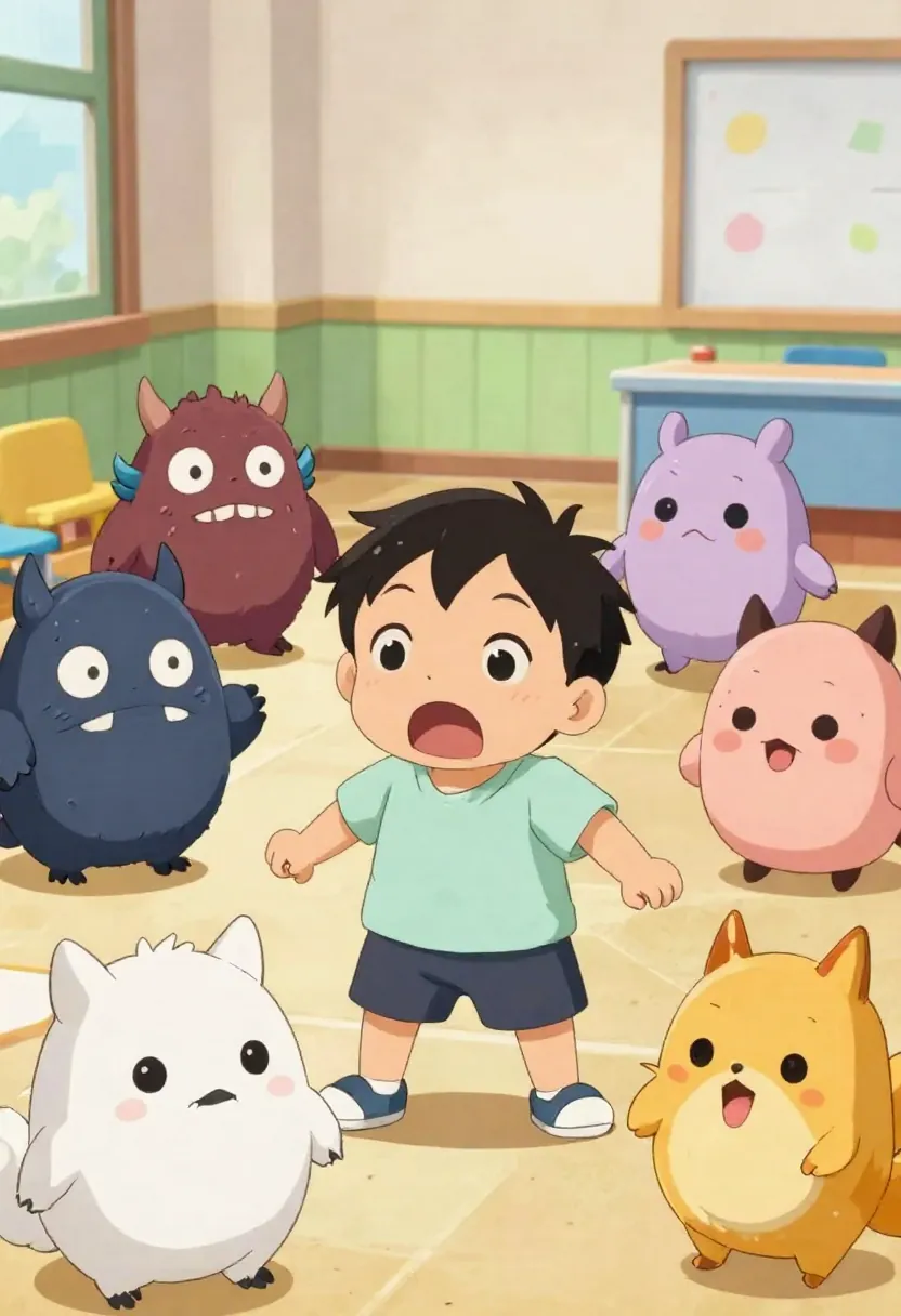 搞笑日常题材原创企划封面插画